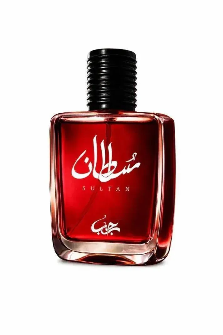 Sultan Ruby Perfume Red Glass Bottle for Women