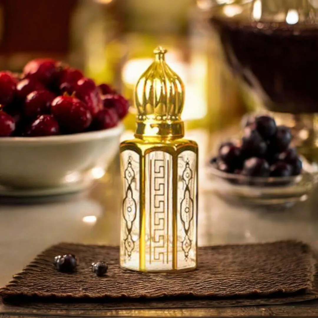 Oud Shams Unisex 3ml Patchouli Attar Golden