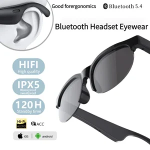 Intelligent Bluetooth Glasses Black Long Range Audio Gaming