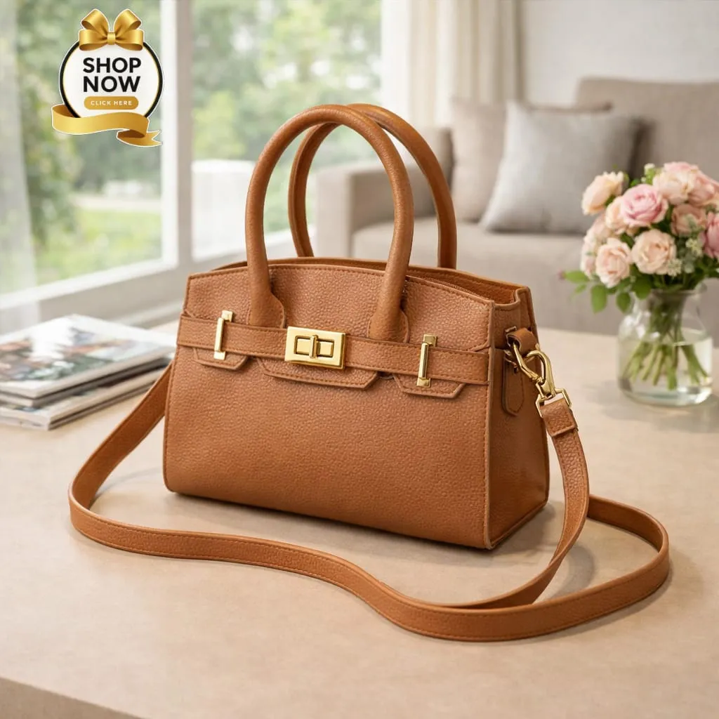 Women's Rexine Plain Hand Bag