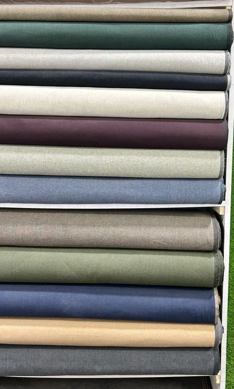 Men Khaddar Suit Plain Green Winter Casual Wear