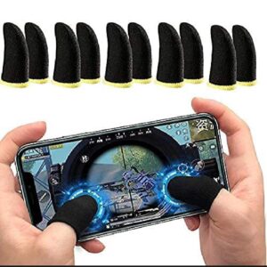 Black Cotton Thumb Sleeves for Gaming & Mobile Use