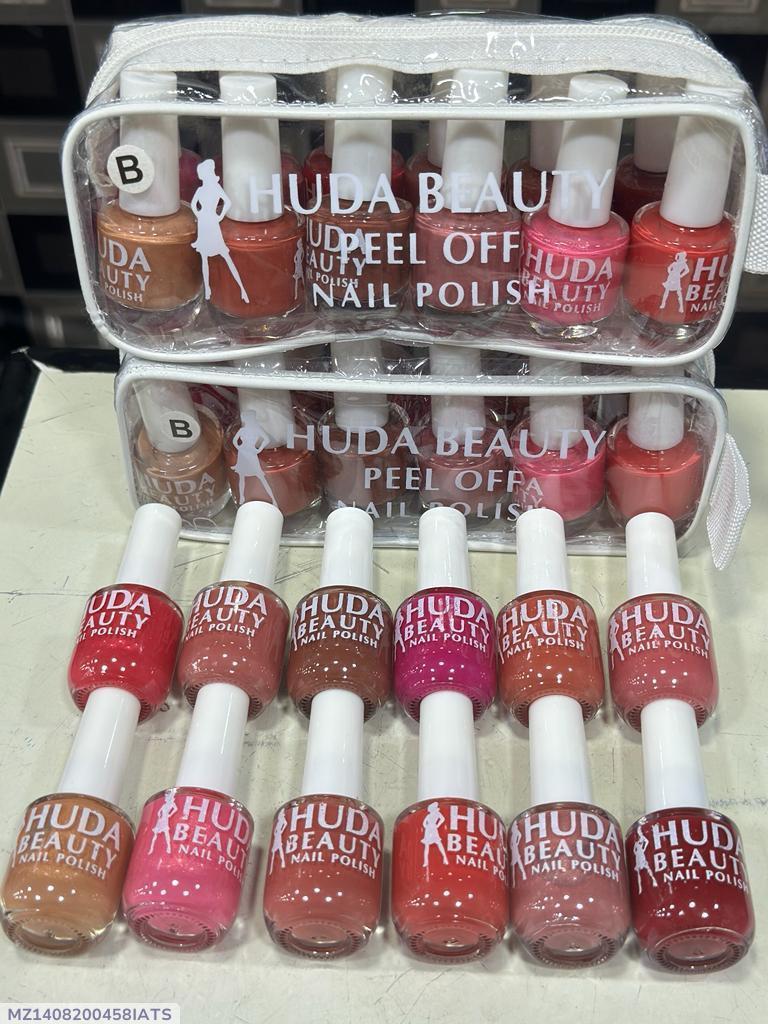 Peel-off Nail Polish Set 12 Colors Quick Drying