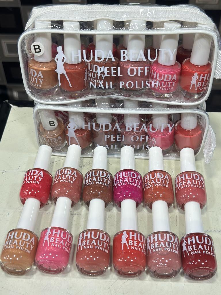 Peel-off Nail Polish Set 12 Colors Quick Drying