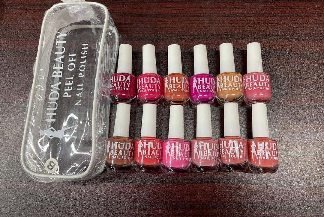 Peel-off Nail Polish Set 12 Colors Quick Drying