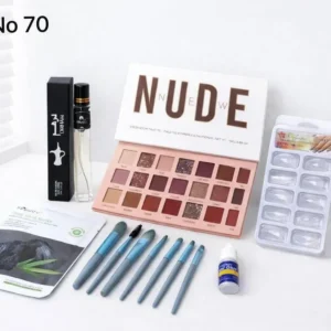 6-in-1 Makeup Kit with Fake Nails & Eyeshadow