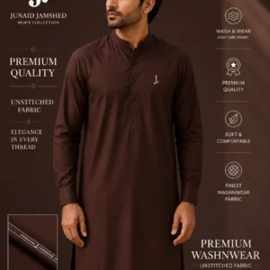Men’s Unstitched Wash And Wear Plain Suit