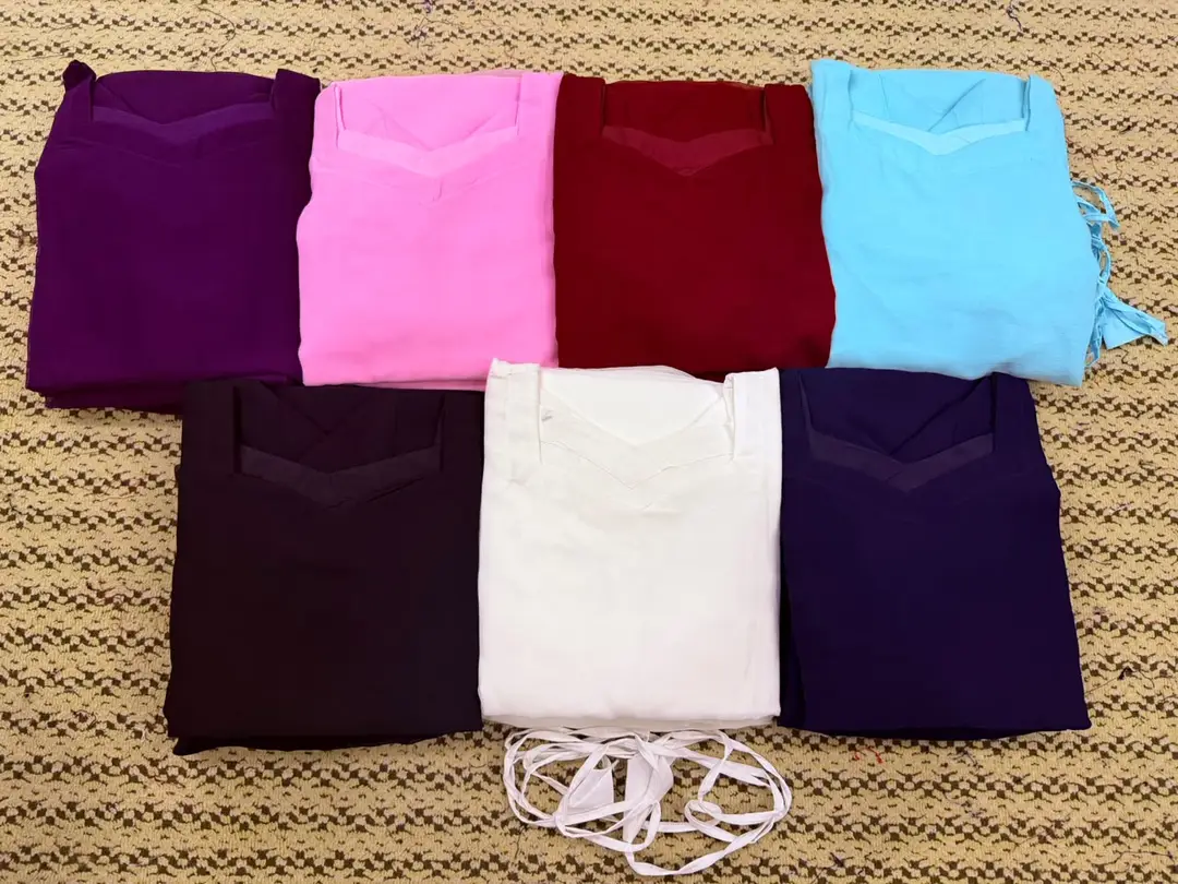 3 Pcs Women's Stitched Chiffon Plain Suit