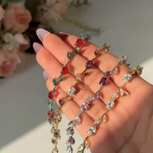 Colorful Charm Bracelet – 1 Pc Multicolor Alloy Accessory