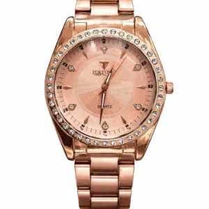 Rose Gold Women’s Chain Strap Watch 22mm