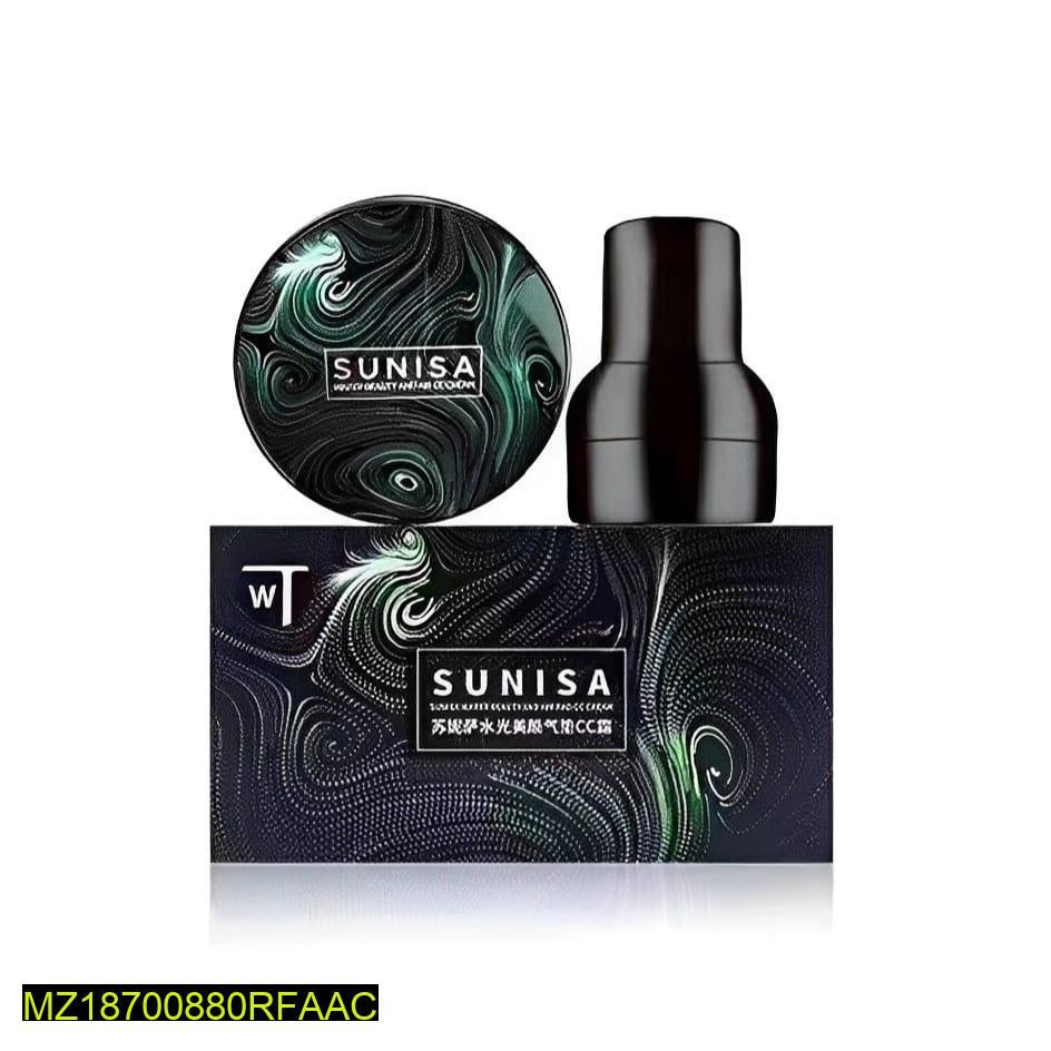 Sunisa Air Cushion Foundation Black Green Packaging