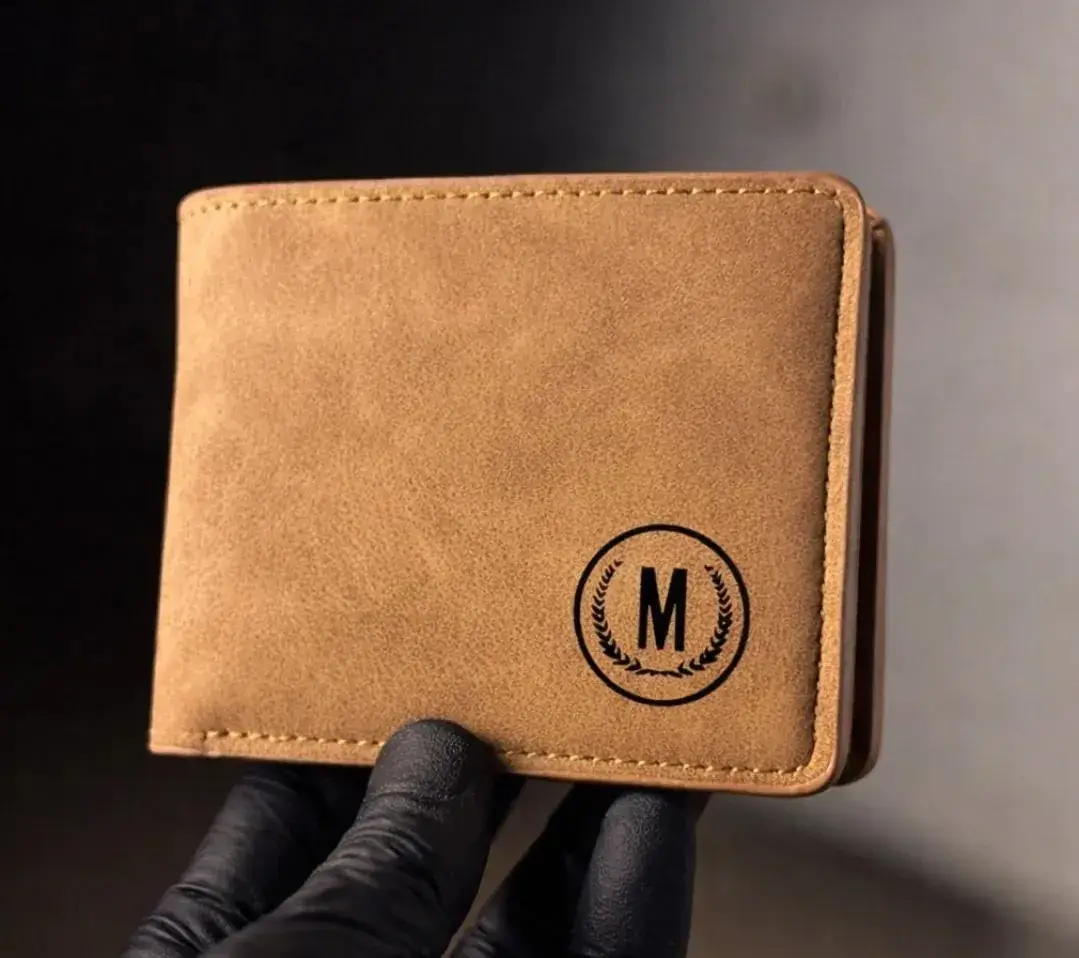 Men's Leather WalletLeather Wallet for Men Slim Matte Finish Wallet
