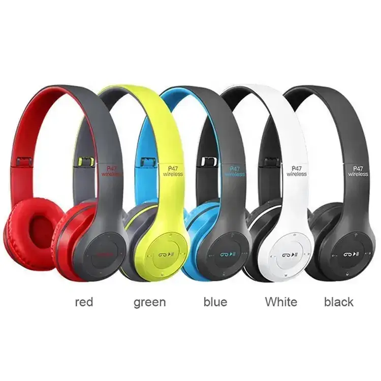 Over Ear P47 High Quality Stereo Wireless Headphone BT Gaming Headset Earpiece Headband Headphone