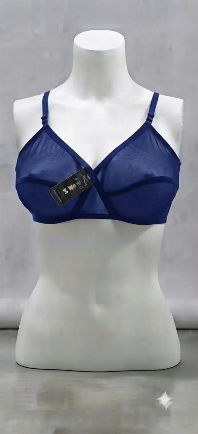 Net Plain Light Weight Bra Top