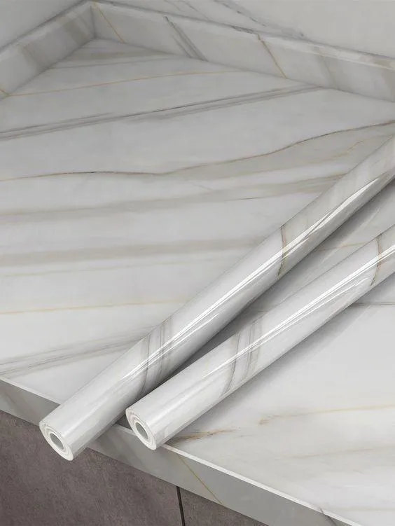 Black & White Marble Sheet for Kitchen Countertops