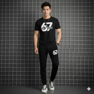 2 Pcs Men’s Dri Fit Printed Track Suit