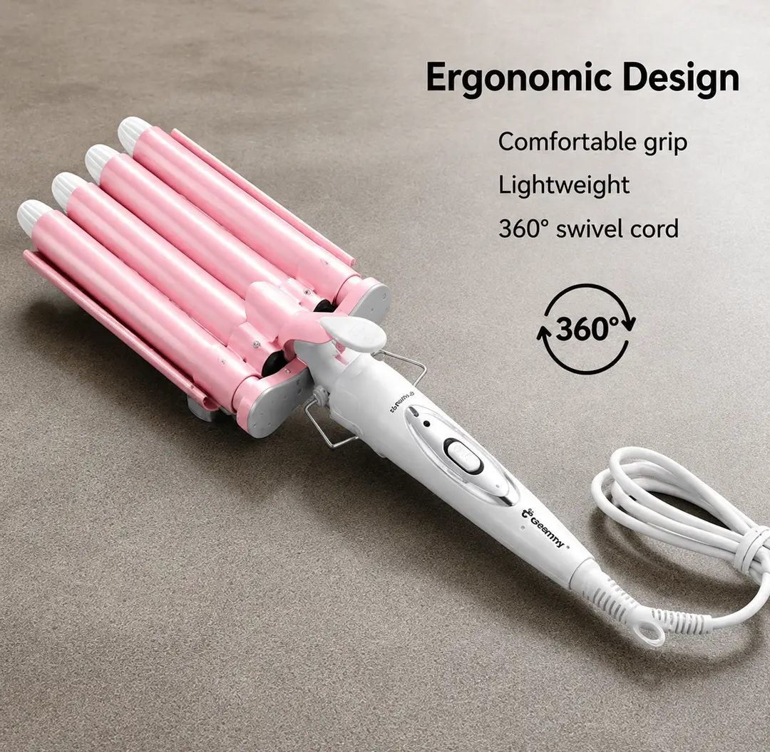 SHINON 5 Barrel Hair Waver Curling Iron | Professional Ceramic Hair Curler | Fast Heating Hair Styling Tool