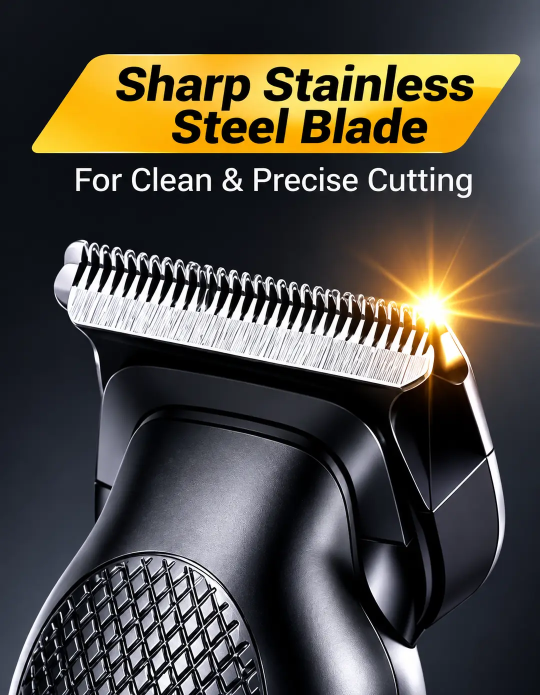 DALING DL-1909 Professional Hair Trimmer for Men | Cordless Rechargeable Hair & Beard Trimmer with Digital Display