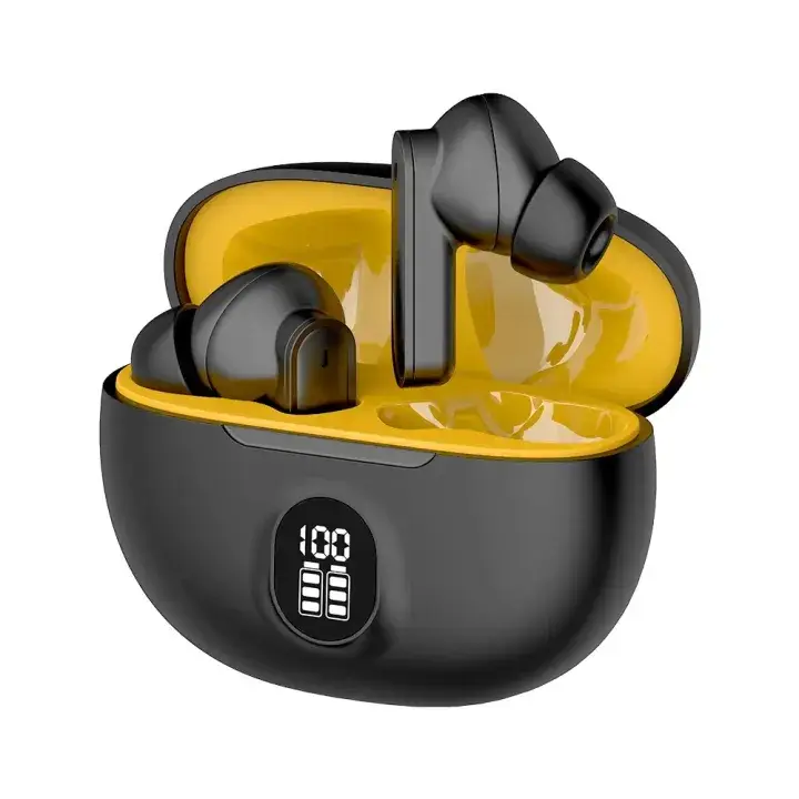 New Stereo Earbuds with Digital Battery Display | Touch Control | Charging Case | Built-in Mic