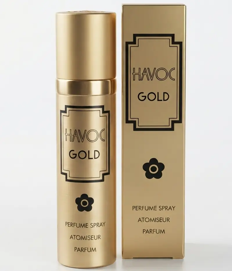 Havoc Gold Perfume Spray for Men – Long-Lasting Perfume | 75ml