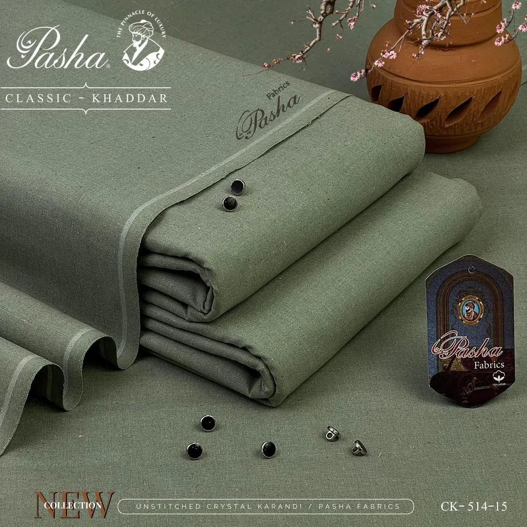 Green Khaddar Men Suit Winter Office Casual Wear
