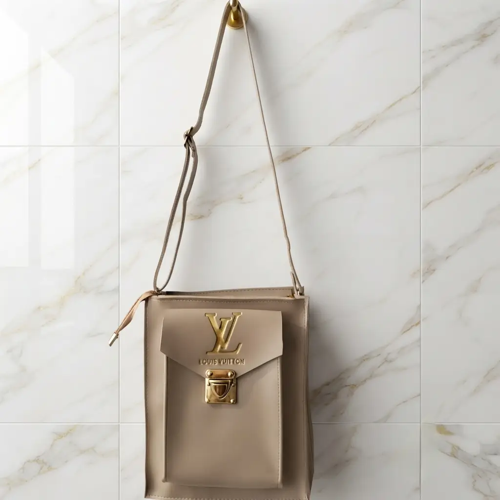 Women's Royal Vertical Sling Shoulder Bag With Long Strap