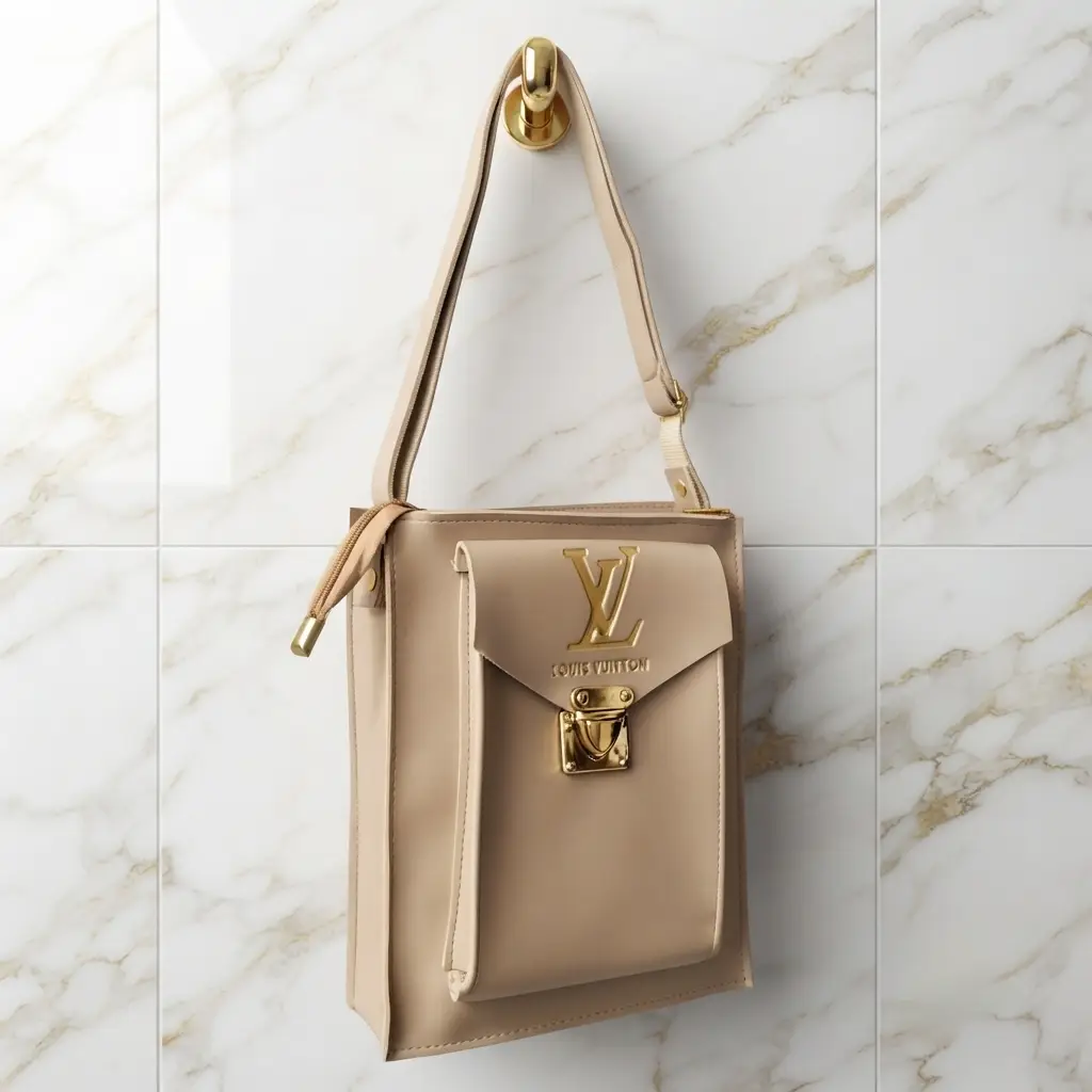 Women's Royal Vertical Sling Shoulder Bag With Long Strap