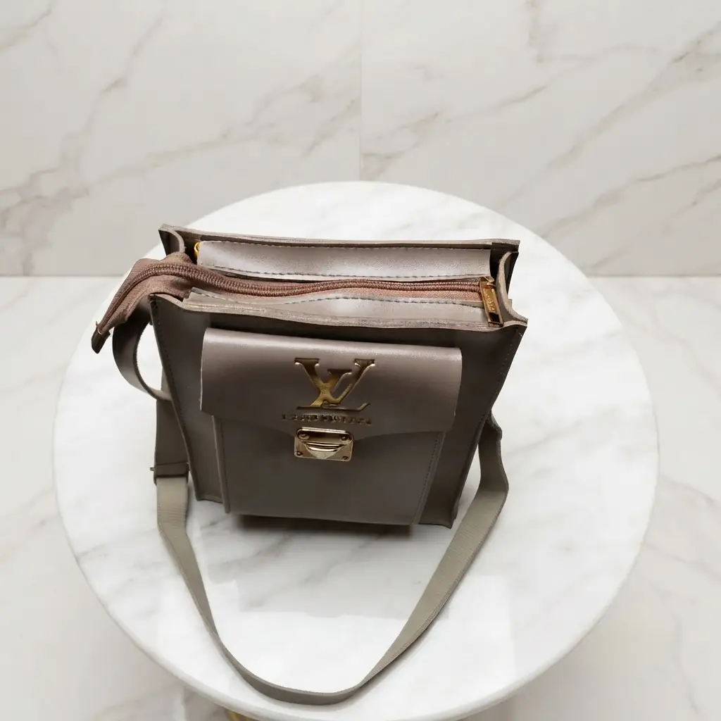 Women's Royal Vertical Sling Shoulder Bag With Long Strap