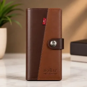 Premium Men’s Snap Long Wallet