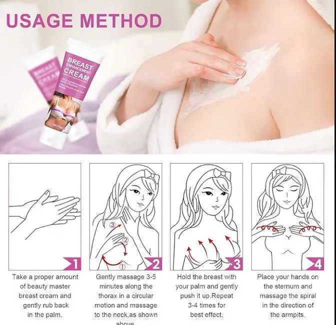 Breast Enlargement Cream 60ml Coconut Firming Lifting