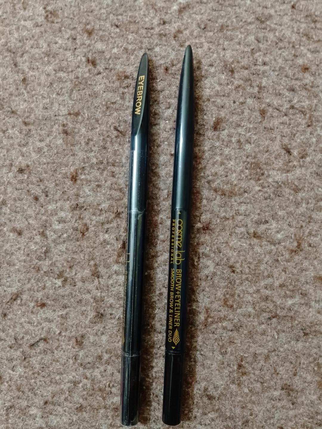 2 in 1 Eyebrow & Eyeliner Pen Black