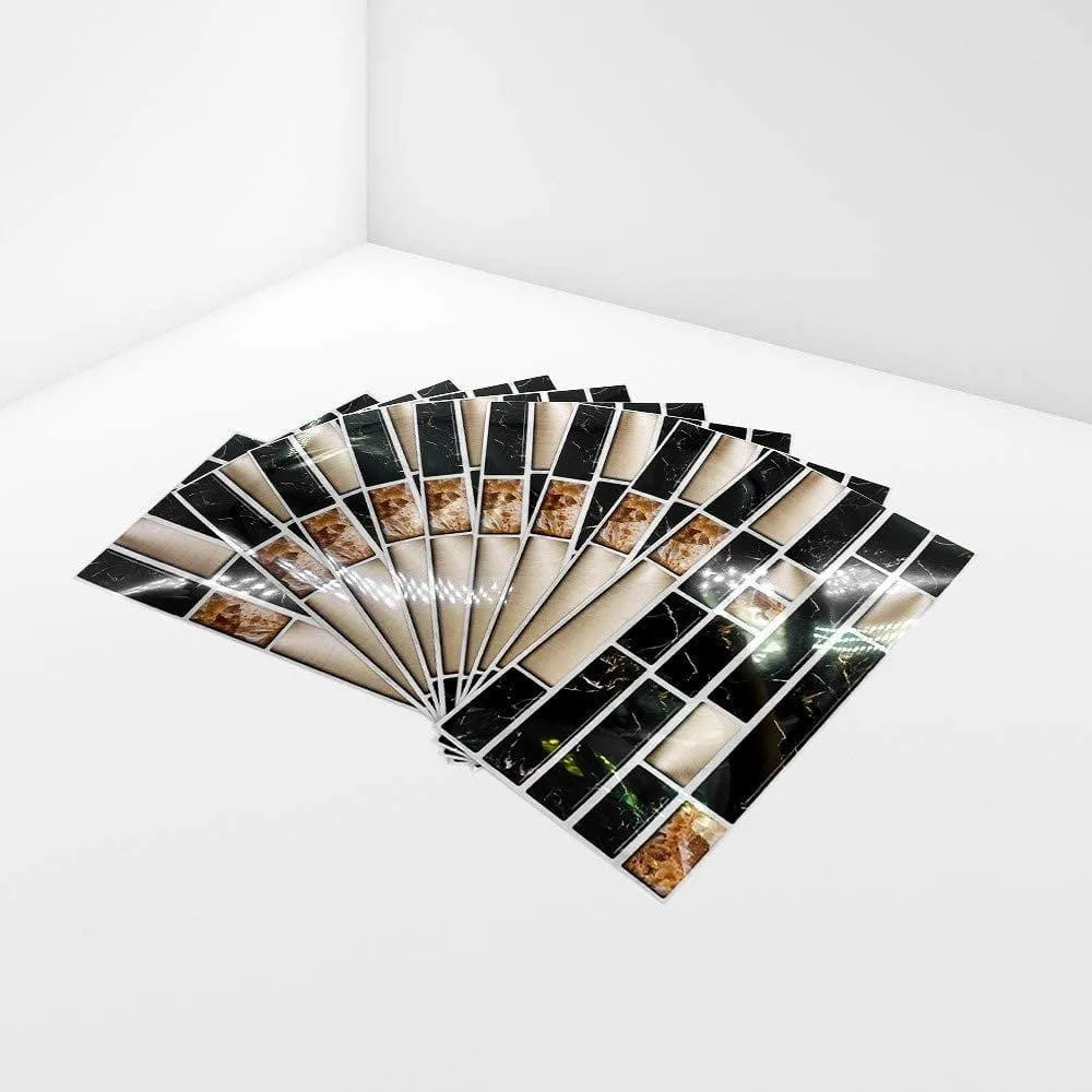 Wall Sticker Marble Design Waterproof Easy Apply